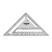 Escuadra 12" de aluminio para muros de yeso, TRUPER