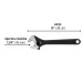Llave ajustable (perico) 15" pavonada, PRETUL
