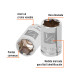 Dado de 1/2", 6 puntas, cuadro 3/8", TRUPER