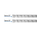 Manguera para boiler, acero inox. 1/2"H x 1/2"H, 60 cm