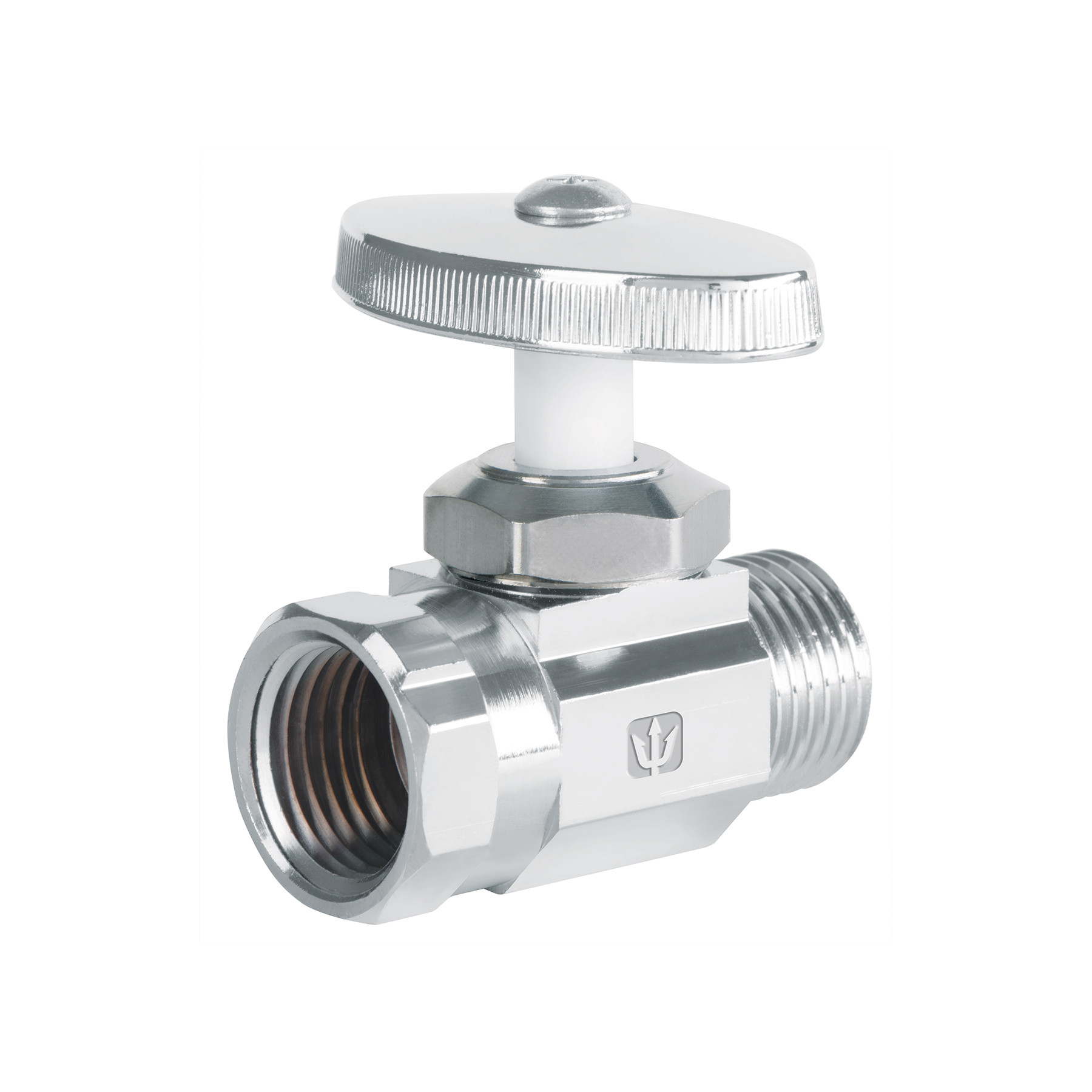 Llave angular recta 1/2",multivuelta, roscable, FOSET