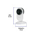 Cámara de seguridad WiFi fija para interior, 2MP