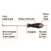 Desarmador de cruz 3/16" x 6" mango Comfort Grip, TRUPER
