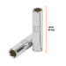 Dado largo de 8 mm, 6 puntas, cuadro 1/4", TRUPER