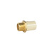 Adaptador macho de CPVC 1" con inserto de latón, FOSET