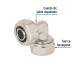 Codo 90° para PEALPE, 1/2", FOSET