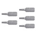 Estuche con 5 puntas torx T10 con seguro largo 1", EXPERT