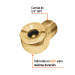 Cabeza infladora de llantas, macho, cuerda 1/4" NPT, TRUPER