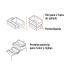 Gaveta apilable 2.5 de plástico, 21 x 14 x 9.5 cm, TRUPER