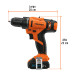 Taladro/destornillador 3/8", 12V, 1 batería 2Ah, PRO