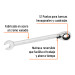 Llave combinada matraca reversible 22mmx288 mm largo, EXPERT