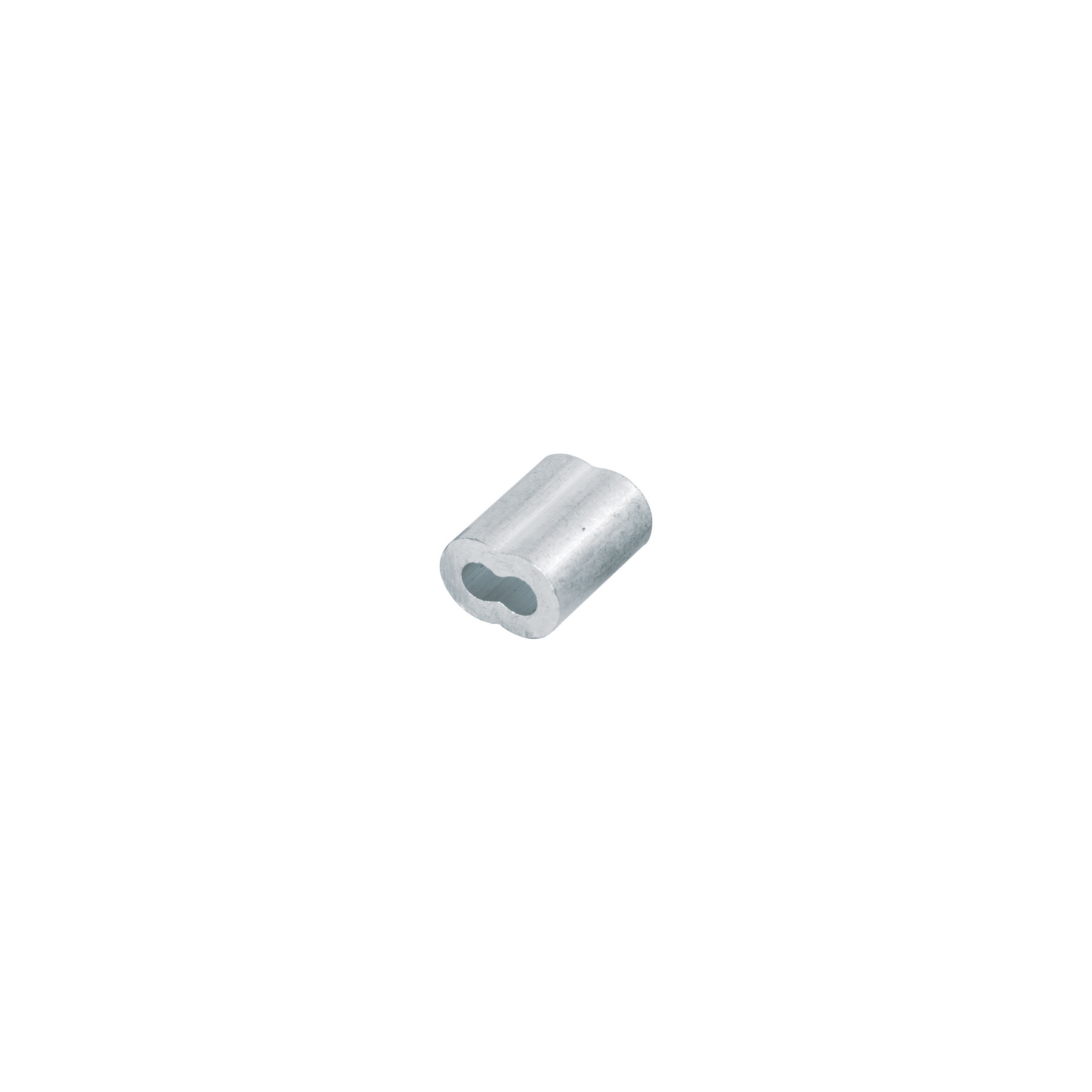 Bolsa con 50 casquillos dobles de aluminio, 1/8", FIERO