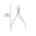 Alicate para pedicure 5" cabeza plana punta extrafina,PRETUL