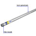 Tubo Conduit 3/4" pared gruesa (1.6 mm), et. amarilla, 3 m