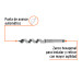 Broca auger tipo berbiquí 5/8" X 6", TRUPER