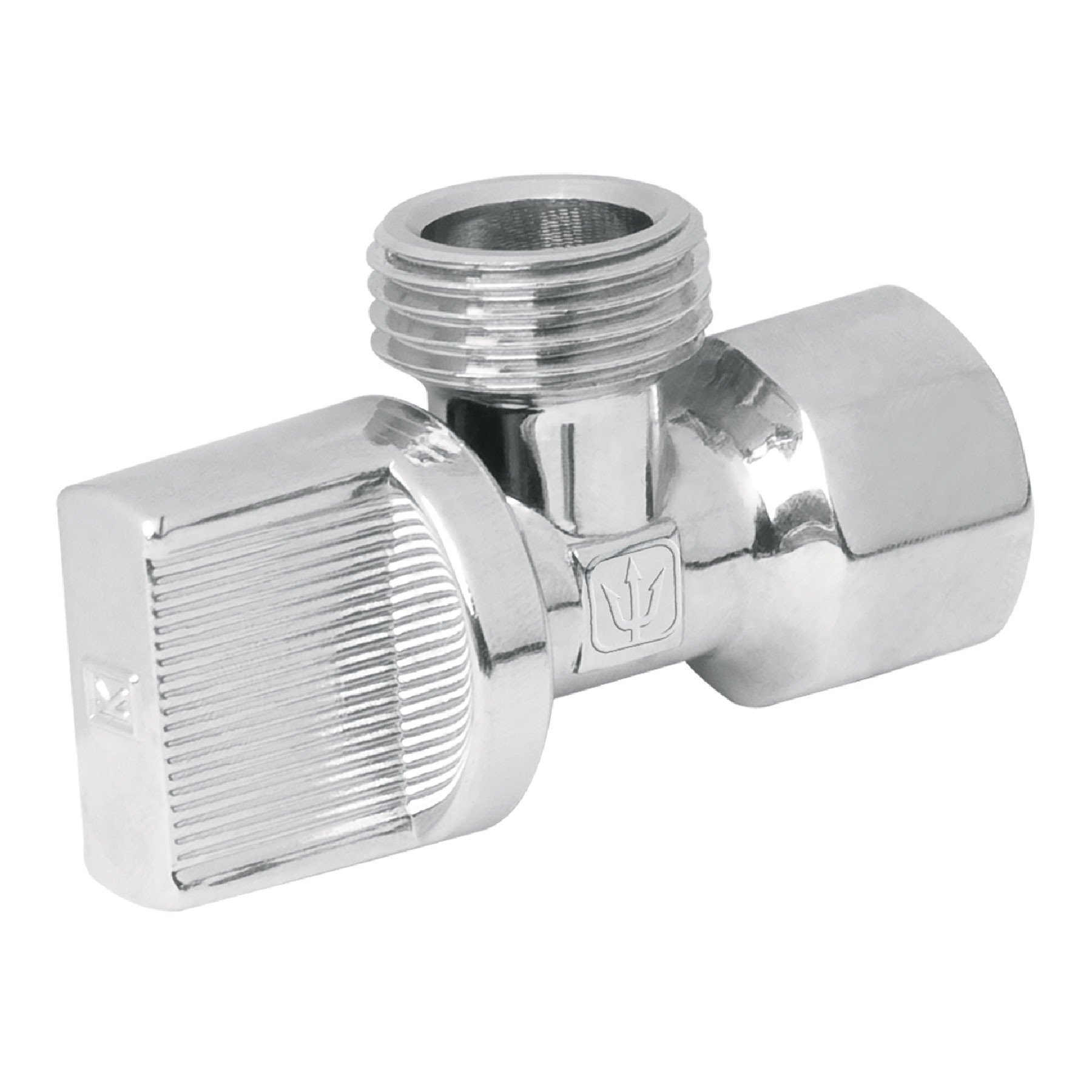 Llave angular 1/2", 1/4 de vuelta, roscable, FOSET