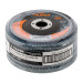 Disco laminado 4", grano 80 centro 5/8", fibra, TRUPER