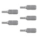 Estuche con 5 puntas hexagonales de 3/32mm largo 1", EXPERT