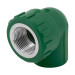 Codo 90° PPR, 3/4", rosca hembra con inserto metálico, FOSET