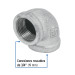Codo 90° acero galvanizado de 3/4", FOSET