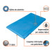 Lona de polietileno reforzada 4 x 6 m, azul, 180g/m2, TRUPER