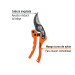 Tijera para poda 8" de nylon con cuchillas acero SK5, TRUPER