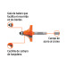 Broca para router, redondeado con moldura, 1-1/2" con balero