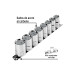 Juego de 8 dados cuadro 1/2" std, PRETUL