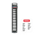 Juego de 9 dados cuadro 3/8" std, TRUPER