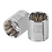 Dado de 1-1/8", 12 puntas, cuadro 1/2", TRUPER