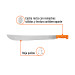 Machete estándar 22" cacha naranja remachada, TRUPER