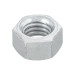 Bolsa con 100 tuercas 3/8" hexagonales de acero galvanizado