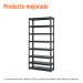 Estante metálico 8 repisas capacidad 80kg, 85x30x180, TRUPER