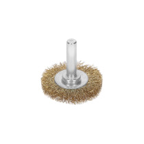 Carda circular 1-1/2" alambre fino para taladro, TRUPER