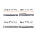 Juego de 5 puntas planas combinadas largo 2", TRUPER EXPERT