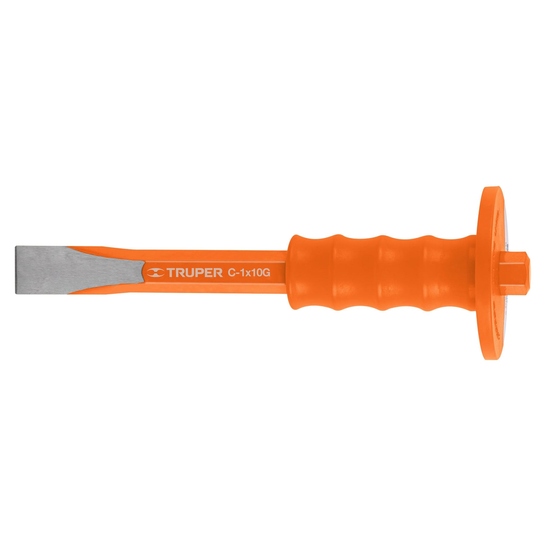 Cincel de corte frío 1 x 10" con grip, TRUPER