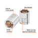 Dado de 14 mm, 6 puntas, cuadro 1/4", TRUPER
