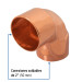 Codo 90° de cobre de 2", FOSET