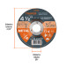 Disco de 4-1/2" para corte de metal, tipo 41, TRUPER
