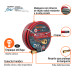 Manguera 1/2" super reforzada 4 capas 25 m conexiones metal
