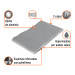 Lona de polietileno reforzada 4 x 5 m, gris, 180g/m2, TRUPER