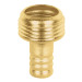 Conector 1/2" macho de latón laminado, PRETUL
