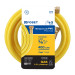 Manguera para gas, PVC amarilla, 3/8"flare, 4 m, FOSET