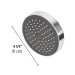 Regadera redonda de ABS 4-1/4" sin brazo, FOSET BASIC