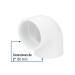 Codo 90° de PVC de 2", FOSET