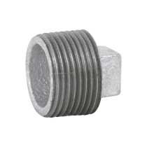 Tapón macho 1" de acero galvanizado, FOSET