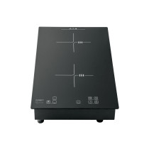 Parrilla inducción empotrable 30cm, 2 quem, vidrio, RIVIERA