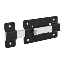 Pasador de barra plana 4", negro, HERMEX