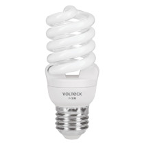 Lámpara espiral mini T2 13 W luz de día en blíster, VOLTECK