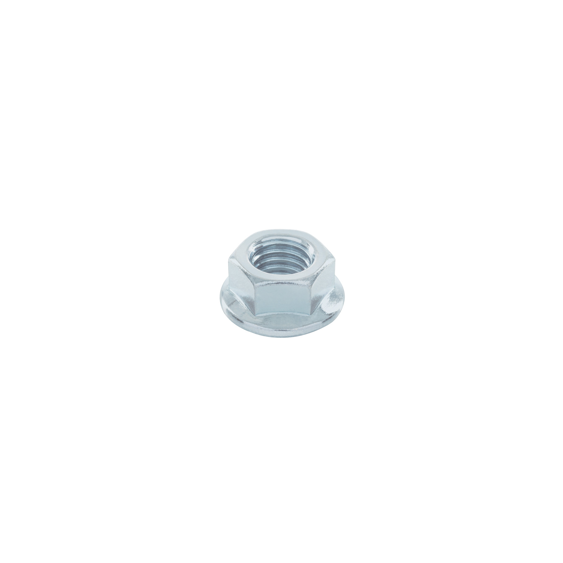Bolsa con 25 tuercas flange, 1/2", acero galvanizado, FIERO